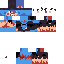 Blue skin: raw texture render