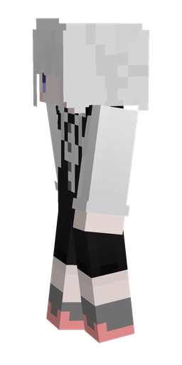 Black skin: body, left side render