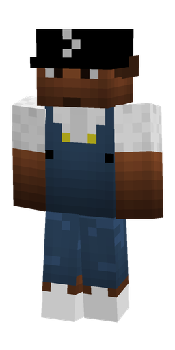 Blue skin: body, front render