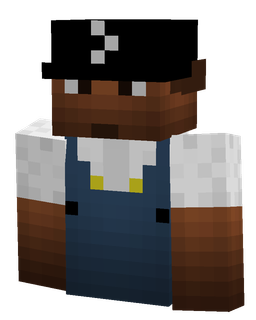 Blue skin: bust render