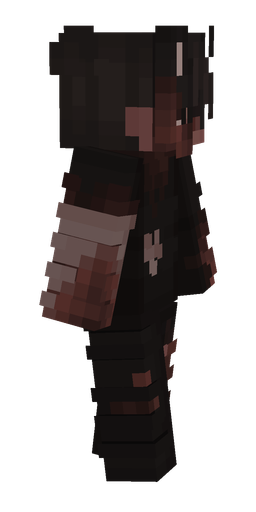 Black skin: body, right side render