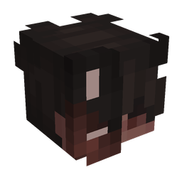 Black skin: head render