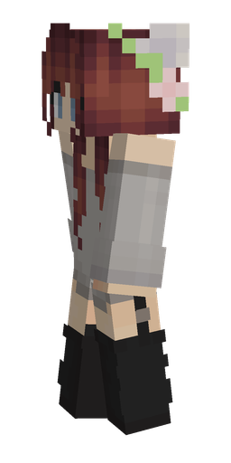 Black skin: body, left side render