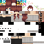 Black skin: raw texture render