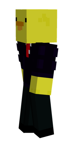 Black skin: body, left side render