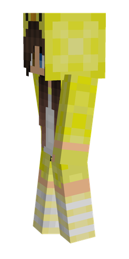 Brown skin: body, left side render