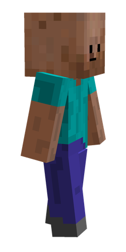 Blue skin: body, right side render