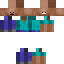 Blue skin: raw texture render