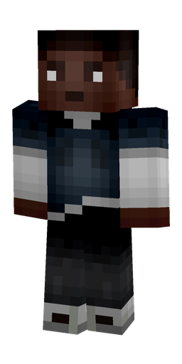 Black skin: body, front render