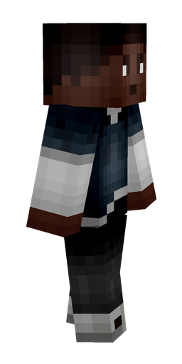 Black skin: body, right side render