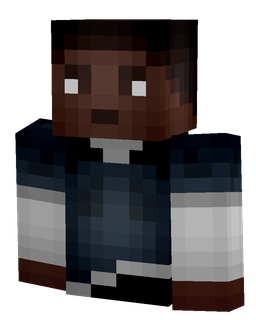 Black skin: bust render