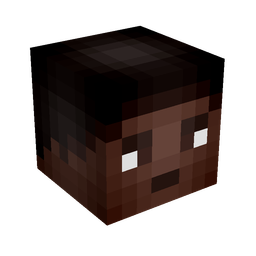 Black skin: head render