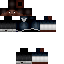Black skin: raw texture render