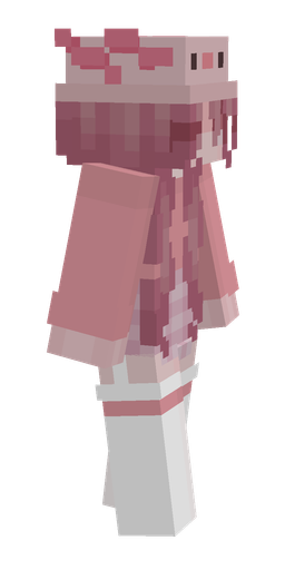 Pink skin: body, right side render