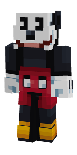 Black skin: body, front render
