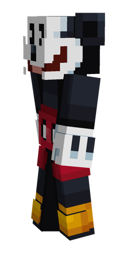 Black skin: body, left side render
