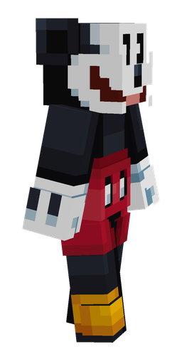 Black skin: body, right side render