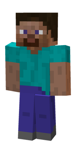Blue skin: body, front render
