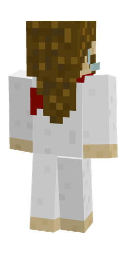 Brown skin: body, back render