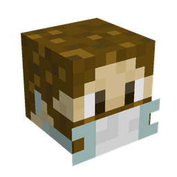 Brown skin: head render