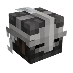 Black skin: head render
