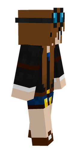 Black skin: body, right side render
