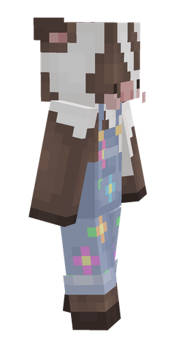 Blue skin: body, right side render