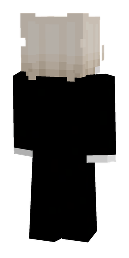 Black skin: body, back render