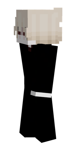 Black skin: body, left side render