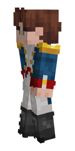Black skin: body, left side render