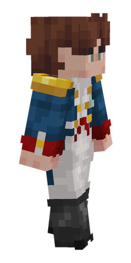 Black skin: body, right side render