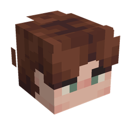 Black skin: head render