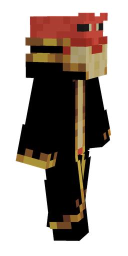 Black skin: body, right side render