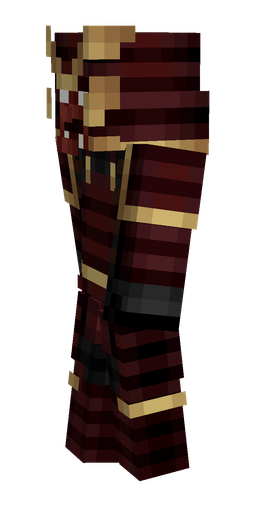 Black skin: body, left side render