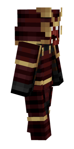 Black skin: body, right side render