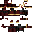 Black skin: raw texture render