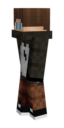 Black skin: body, left side render