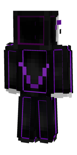 Black skin: body, back render