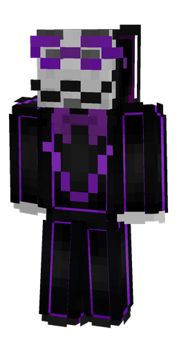 Black skin: body, front render