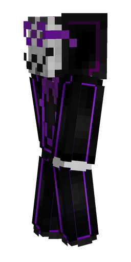 Black skin: body, left side render