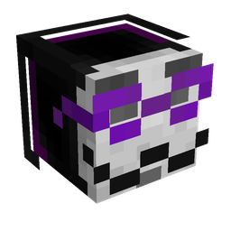 Black skin: head render
