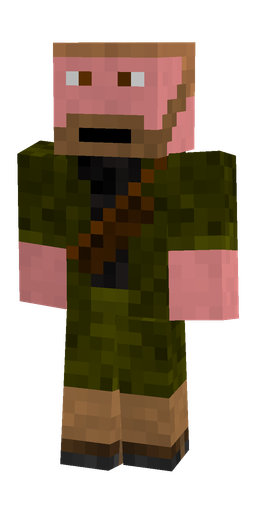 Black skin: body, front render