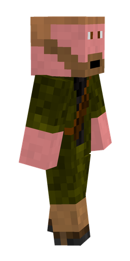 Black skin: body, right side render