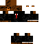 Black skin: raw texture render