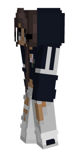 Black skin: body, left side render