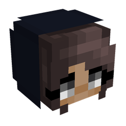 Black skin: head render