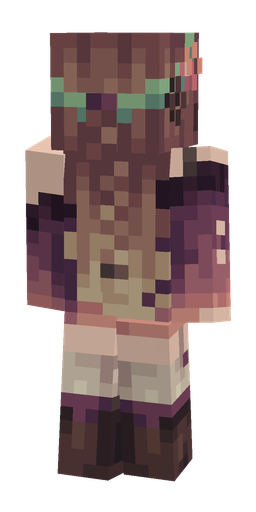 Orange skin: body, back render