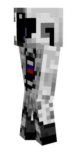 Black skin: body, left side render