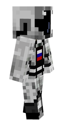 Black skin: body, right side render