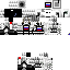 Black skin: raw texture render